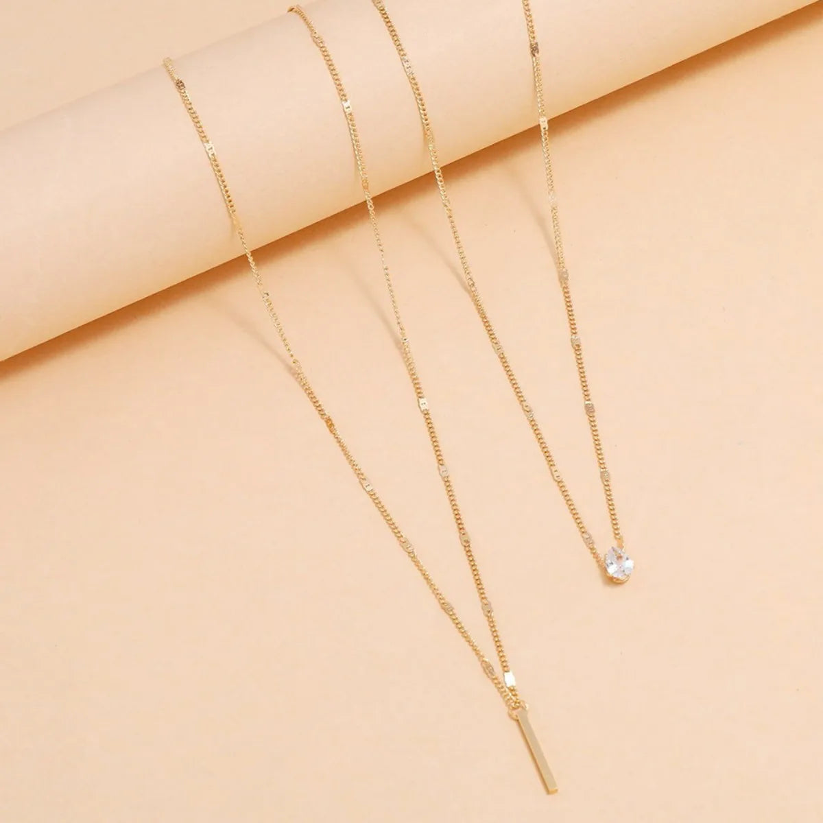 Glam Star & Heart Collarbone Necklace