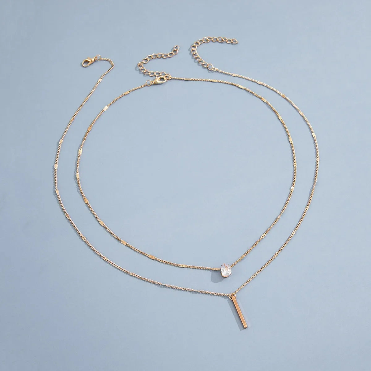 Glam Star & Heart Collarbone Necklace