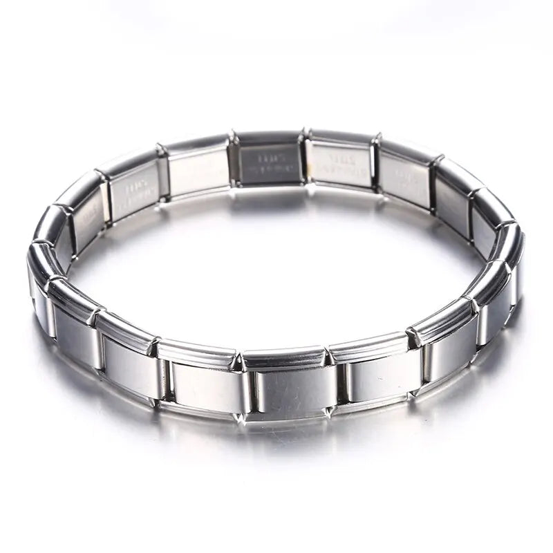 GlowBand – Stylish Silver Charm Bracele