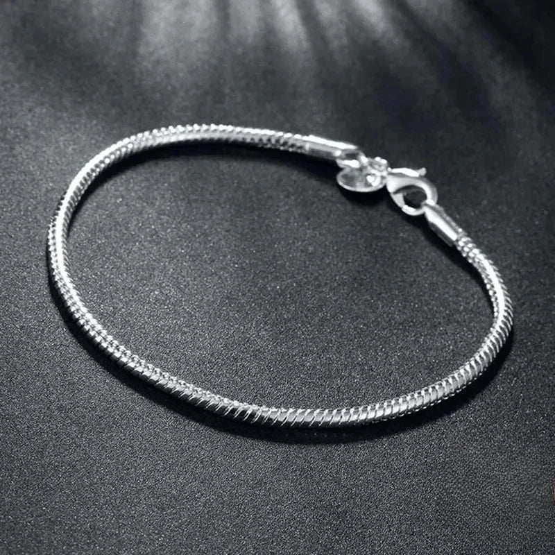 Smooth Charm Snake Bracelet
