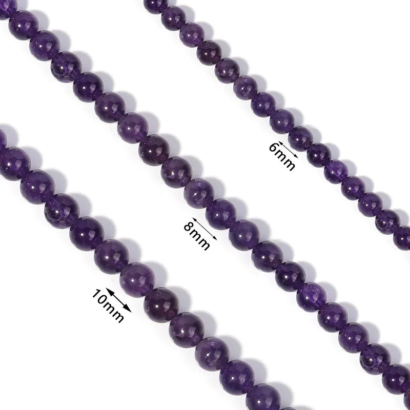 Violet Dream – Natural Amethyst Beads