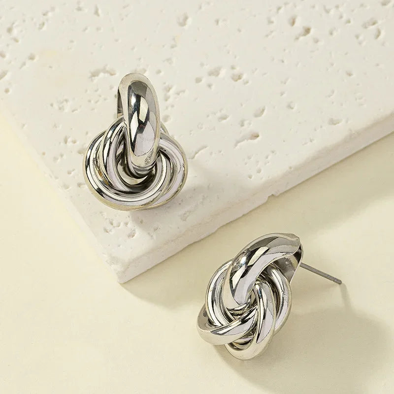 Radiant Knot – Chic Everyday Earrings