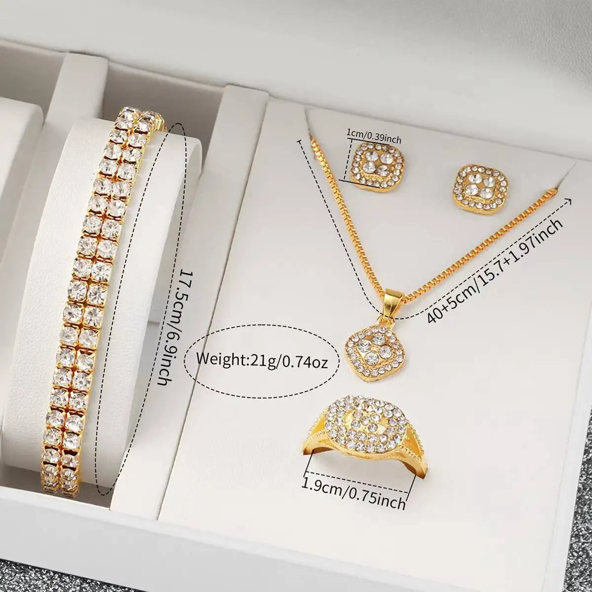 Radiant Charm – Luxury Women’s Wristwatch Set