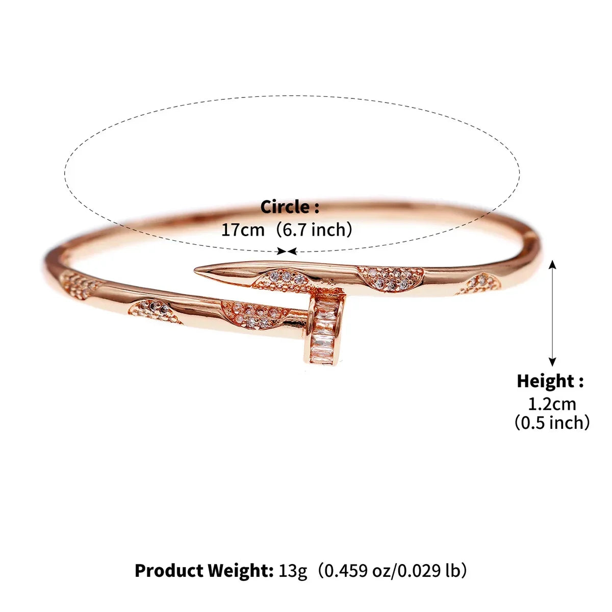 Twinkle Screw – Zircon Fashion Bracelet