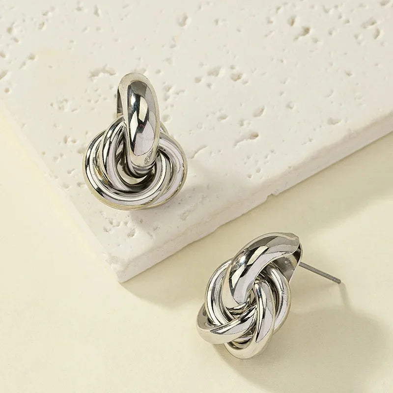 Radiant Knot – Chic Everyday Earrings