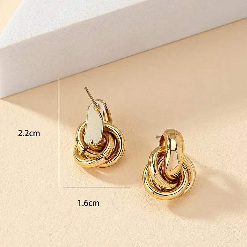 Radiant Knot – Chic Everyday Earrings