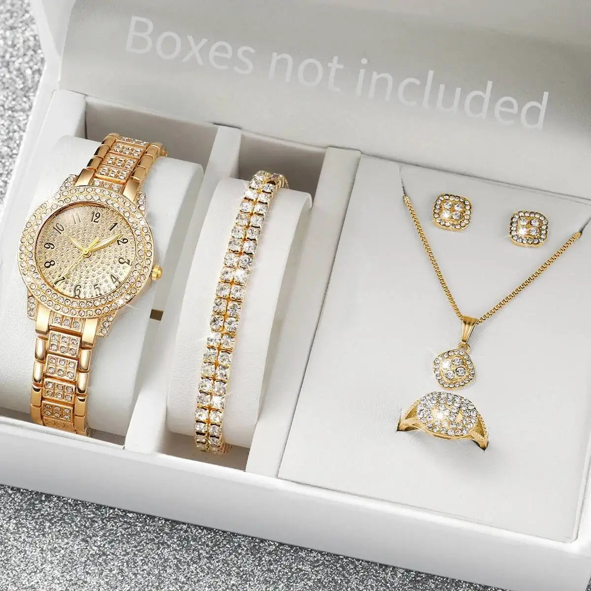 Radiant Charm – Luxury Women’s Wristwatch Set
