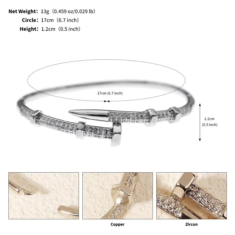 Twinkle Screw – Zircon Fashion Bracelet