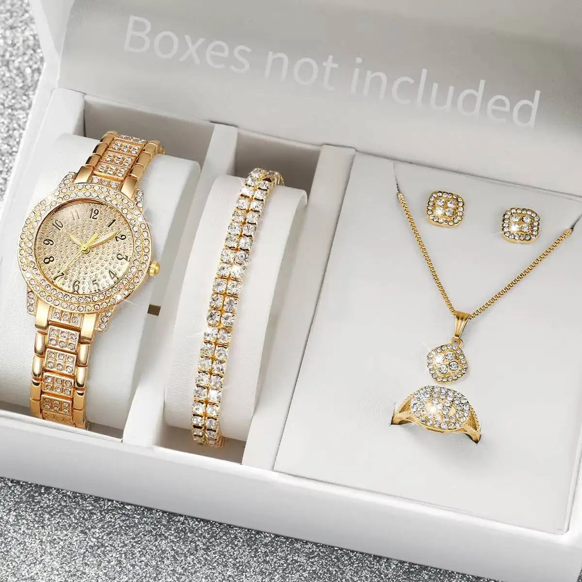 Radiant Charm – Luxury Women’s Wristwatch Set