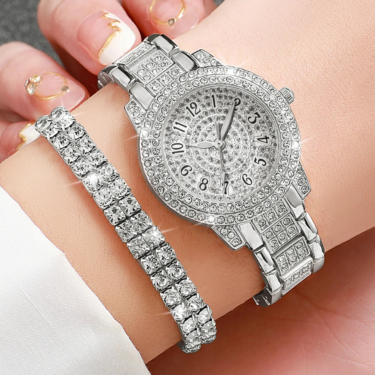 Radiant Charm – Luxury Women’s Wristwatch Set