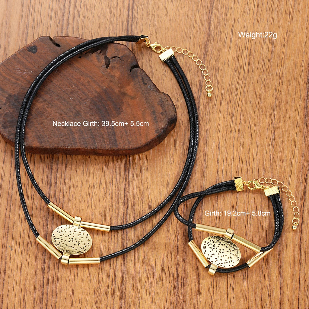 Eterna Link – Double Layer Necklace & Bracelet
