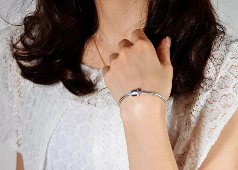 Smooth Charm Snake Bracelet