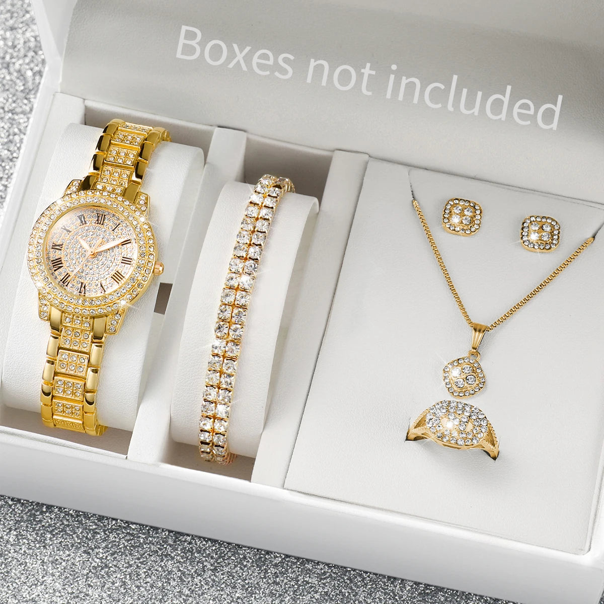Radiant Charm – Luxury Women’s Wristwatch Set
