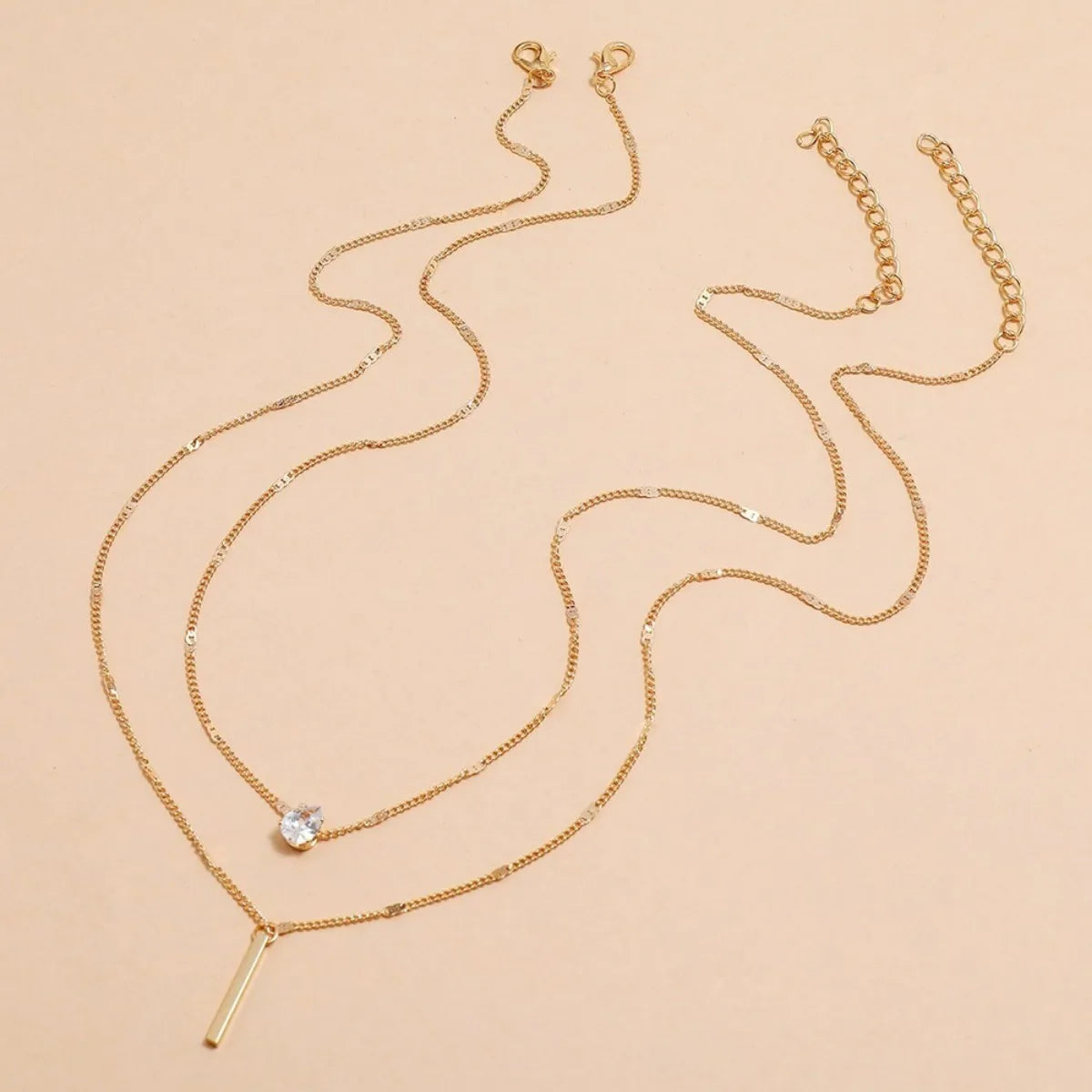 Glam Star & Heart Collarbone Necklace