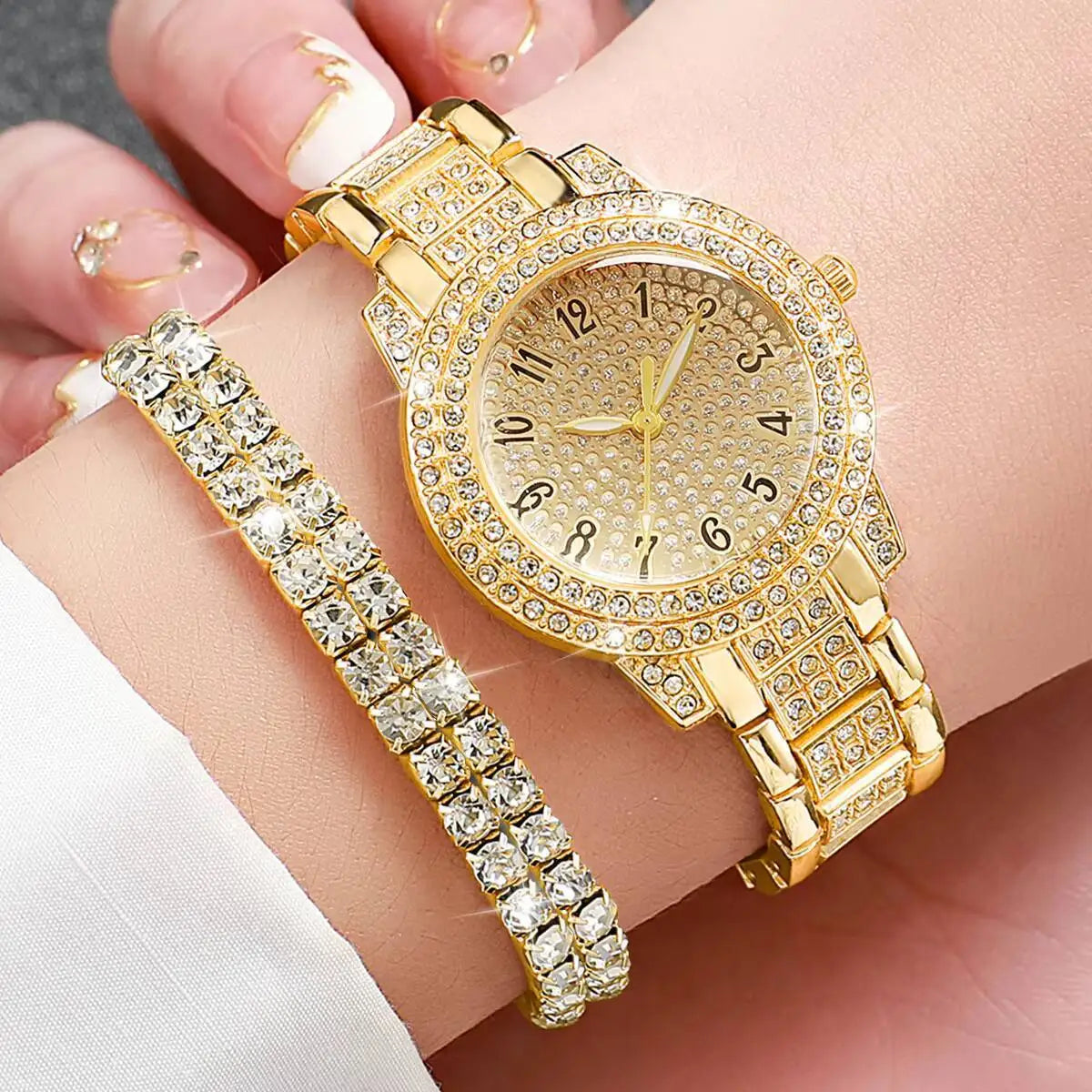 Radiant Charm – Luxury Women’s Wristwatch Set