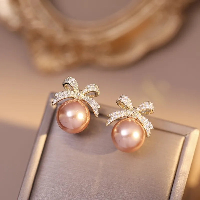 BelleNoeud – Light Luxury Bow Earrings