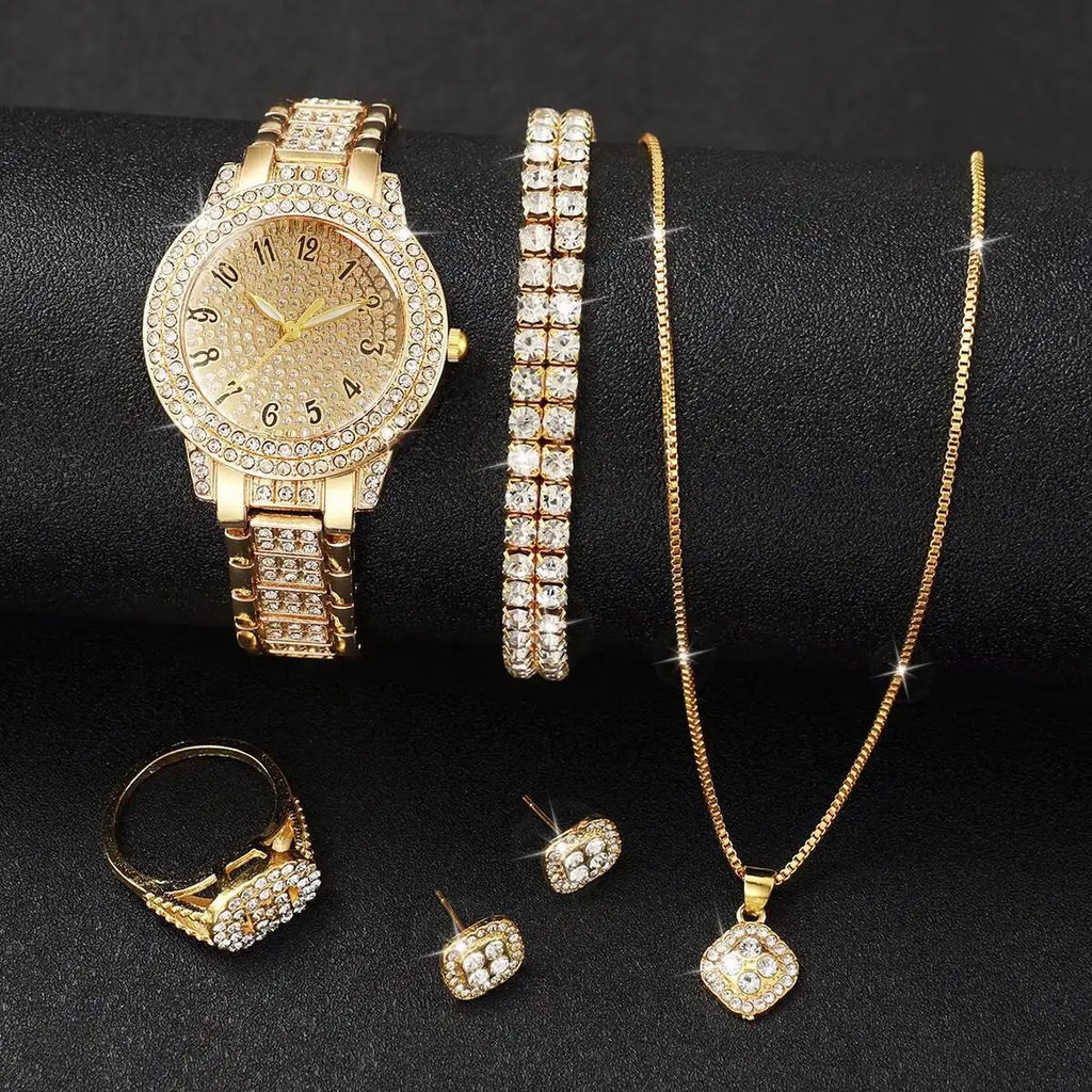 Radiant Charm – Luxury Women’s Wristwatch Set