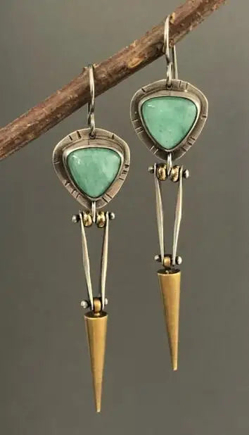 Golden Glow Angel Earrings