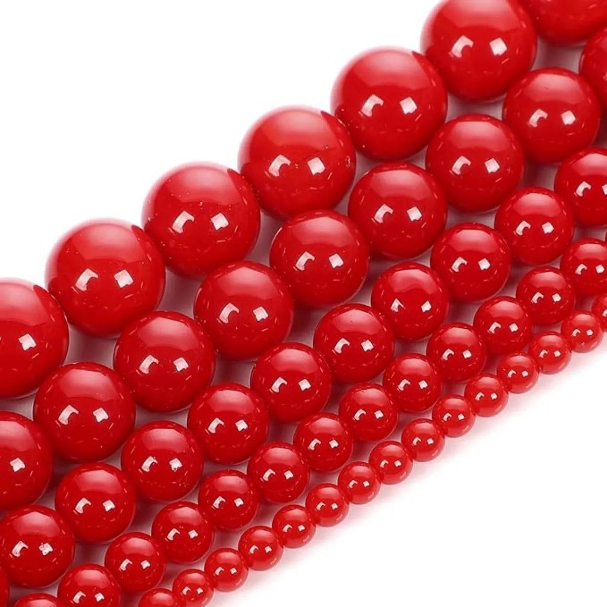 Scarlet Pearl – Natural Stone Beads