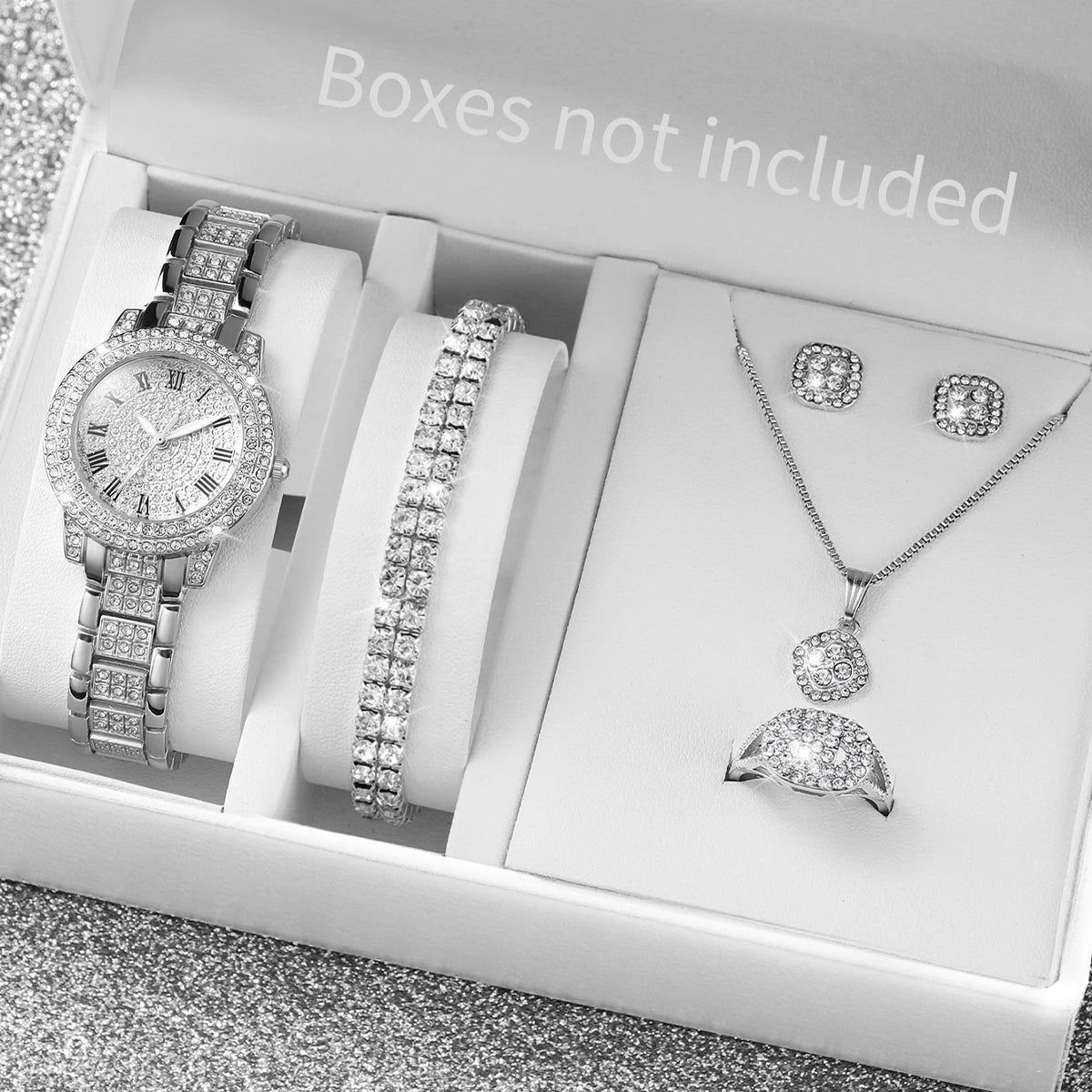 Radiant Charm – Luxury Women’s Wristwatch Set