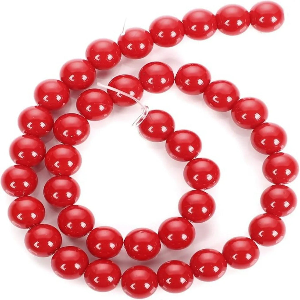 Scarlet Pearl – Natural Stone Beads